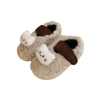 Thin Strips Home Slippers Women's, Cream Apricot