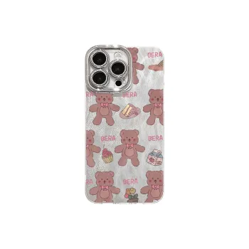 XIANGRIKE TPU Material Toy Bear Phone Case Compatible With IPhone 15/14 Plus/13/12/11/15 Pro Max/XS/XR/XS Max/8 Plus