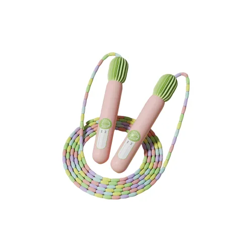Shantou Forest Village Student Supply Non Countable Jump Ropes Students PVC Rope ABS Controller 2.2m Fairy Pink