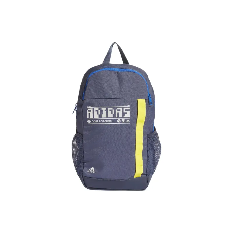 Adidas Recycled Polyester Backpack Kids' Navy Blue & Yellow-0