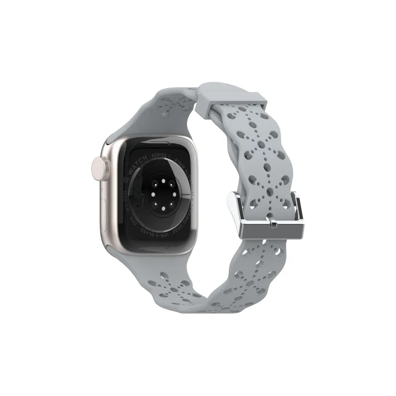 XINGYAAN Watch Band Apple Compatibility Silicone Material-32