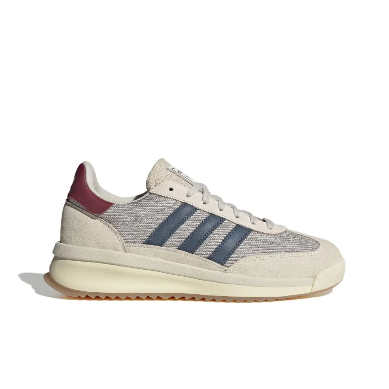 Adidas Originals SL 72 Anti Slip Wear Resistant Low Top Casual Running Shoes Unisex Gray-1