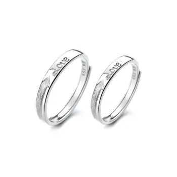 KLFOOK 999 Fine Silver Rings Unisex