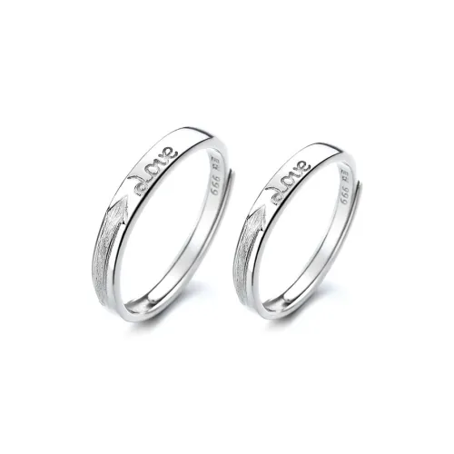 KLFOOK 999 Fine Silver Rings Unisex