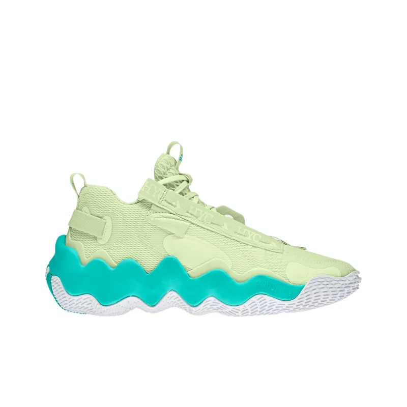 Adidas Exhibit A Anti-Slip Wear-Resistant Low-Top Basketball Shoes Women's Light Green-1