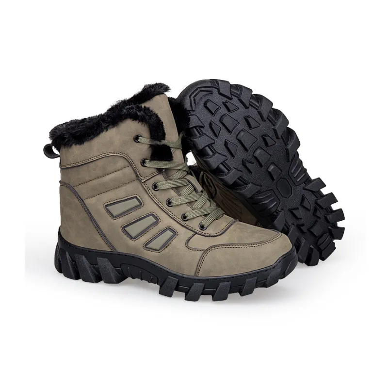 Kuding Warm Slip Resistant Snow Boots Men's-9