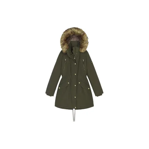 MICHAEL KORS Down Jackets Women's Olive Green