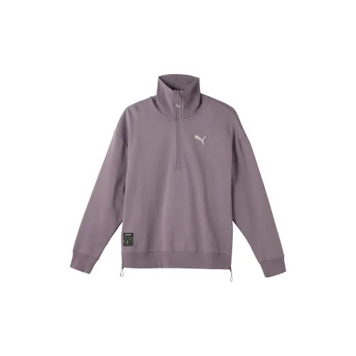 PUMA Sweatshirts Women's Light Purple