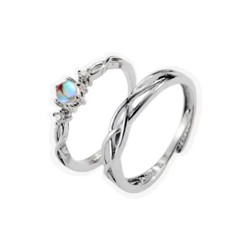 JIACUIYUN Colored Glaze Rings Unisex
