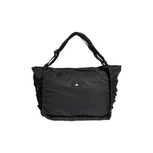 Adidas Recycled Polyester Tote Bag, Shopping Bag, Shoulder Bag, Handbag Women's Black