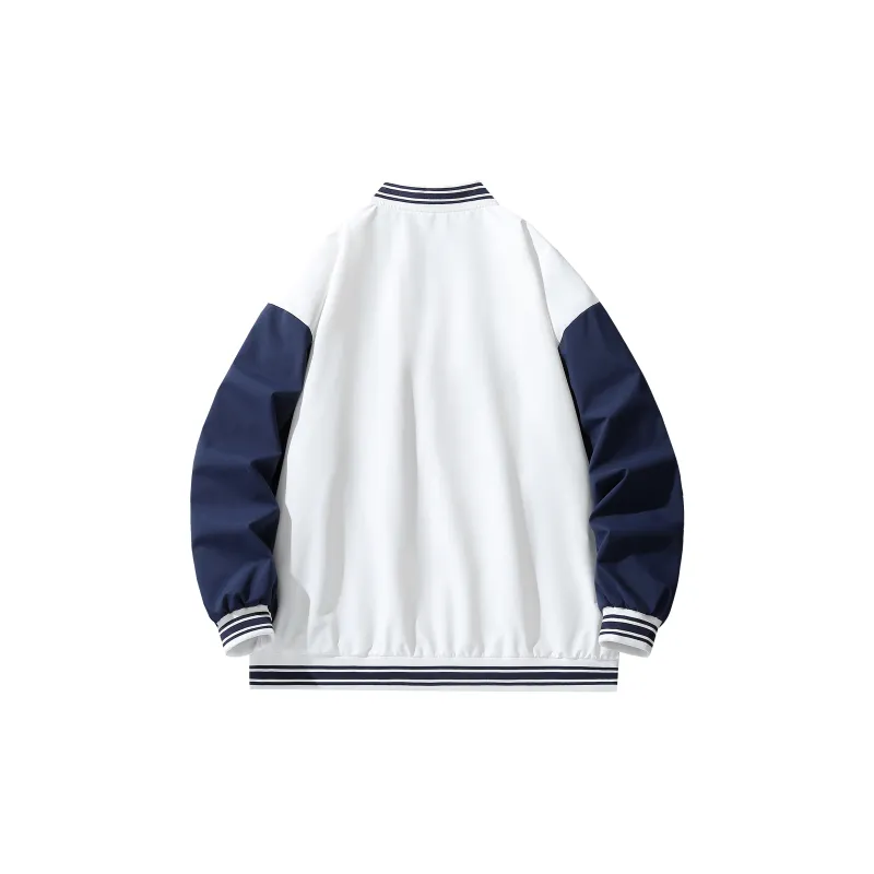 Small Columns Under The Sea Baseball Jacket Unisex-6