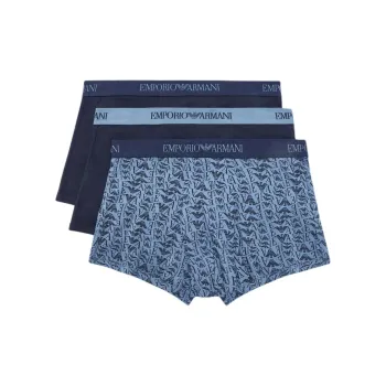 EMPORIO ARMANI Three pack Of Pure Cotton Boxer Briefs