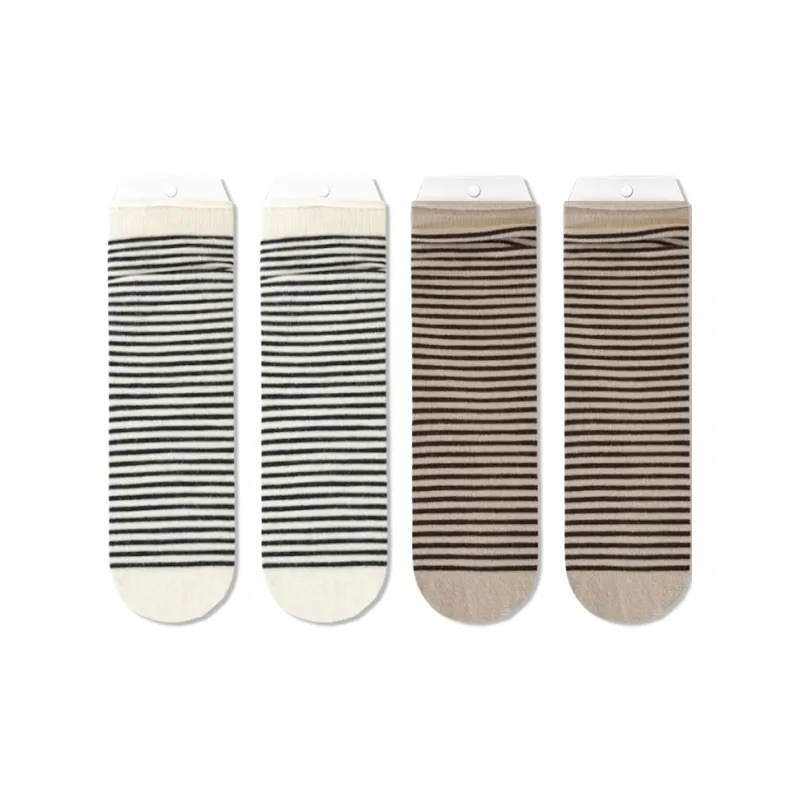 JIAZINI Mid Calf Socks Women's 4 Pack-14