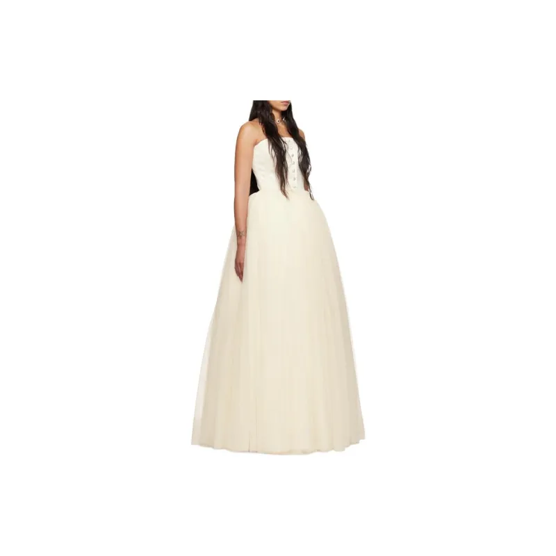 BODE Sleeveless Dress Women's White-3