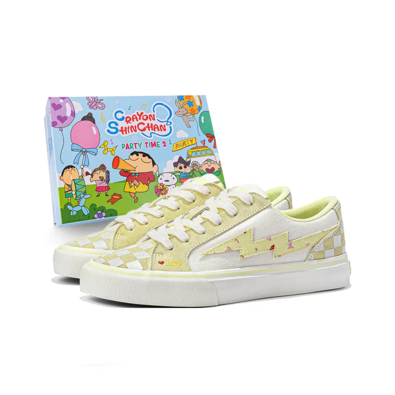 Crayon Shinchan Low Top Skateboard Shoes Unisex Gift Box Set-12