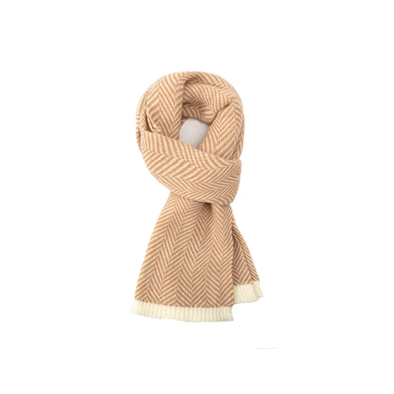 BAIJUAN Knit Scarves Unisex-1