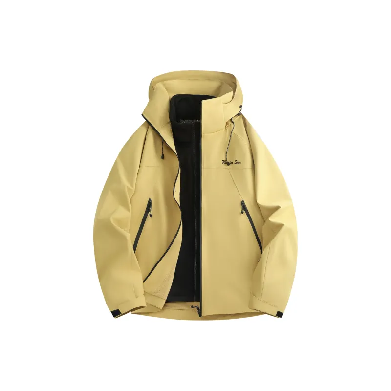 Warrior Lace Up Waterproof And Windproof Windbreaker Jacket Unisex-34