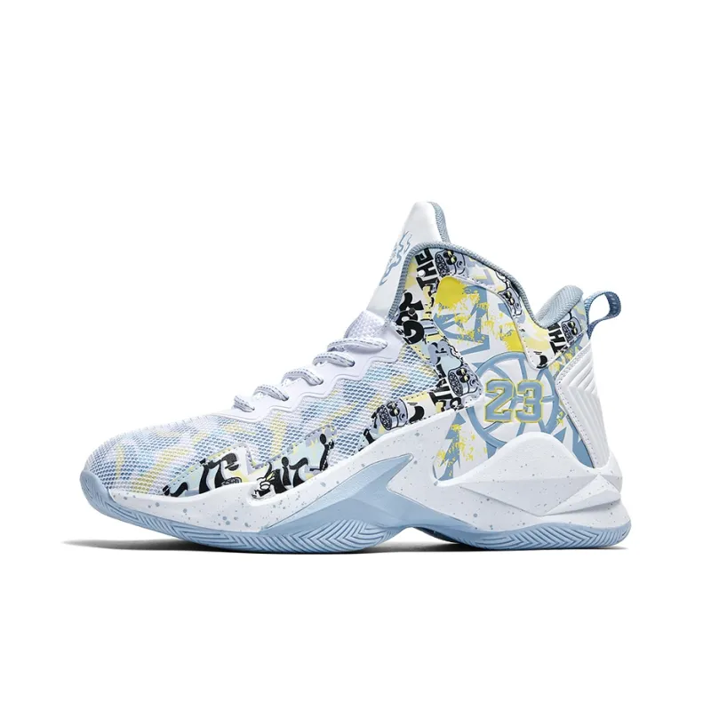 MUSHILANDI Cushioning Height Increase With Rebound Mid Top Basketball Shoes Unisex-9