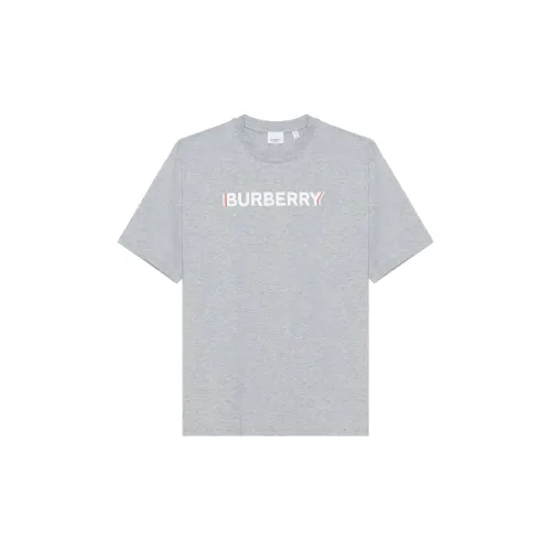 Burberry T-Shirts Men Gray