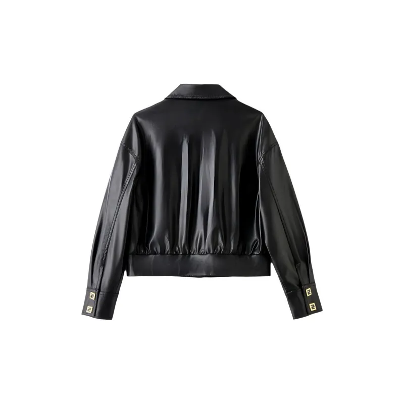 Yi Mengyuan Leather Jacket Women's-1