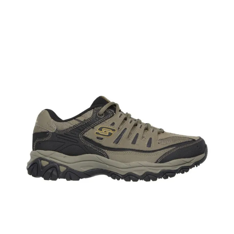 Skechers After Burn Anti-Slip Wear-Resistant Low-Top Outdoor Shoes Men's Black Brown-1