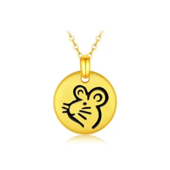 Chongqing Gold Store S925 Silver Necklaces Unisex