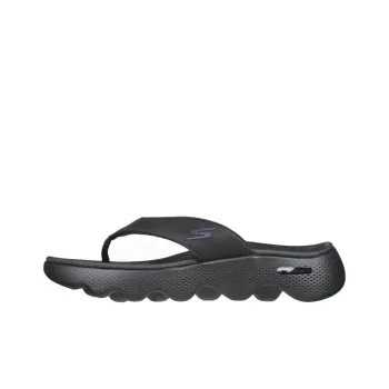 Skechers GO WALK Abrasion-Resistant Slip-Resistant Flip Flops Men's Black