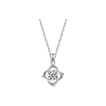 CHAOHONGJI 999 Fine Silver Necklaces Women's Good Luck