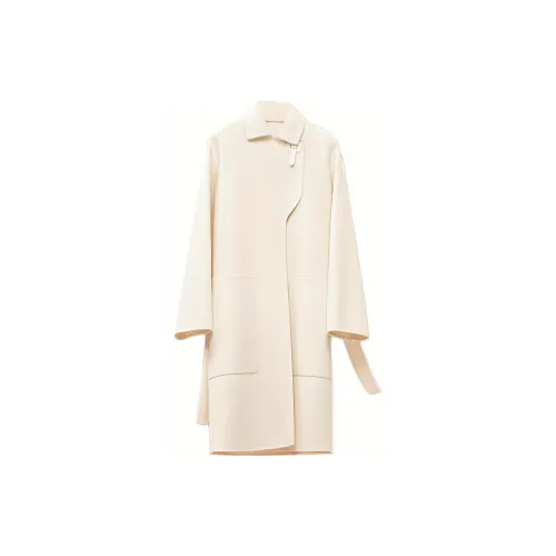 HERMES Velvet Jackets Women's White