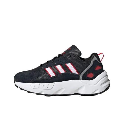 Adidas Originals ZX 22 Wear-Resistant Low-Top Kids' Running Shoes Black Teenagers