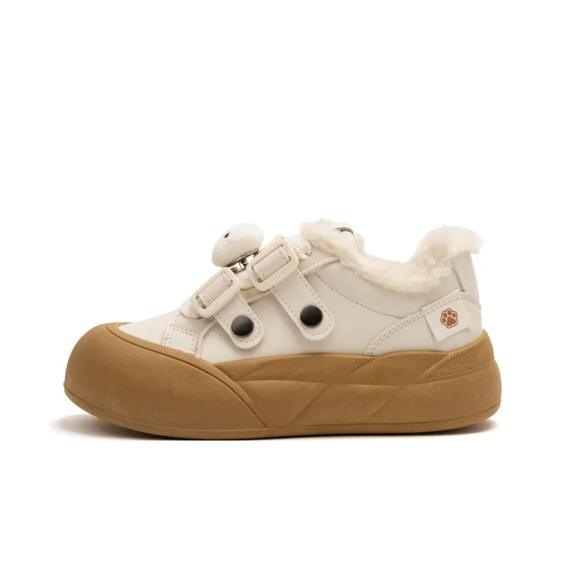STAE Warm Lightweight Support Height Increasing Low-Top Casual Shoes Women's-13