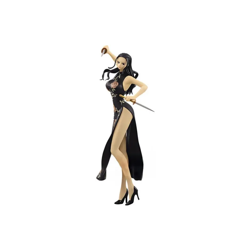BANPRESTO Nico Robin Glass Factory One Piece Sparkling Charm Cheongsam Kung Fu Robin A Bonus Gifts-4