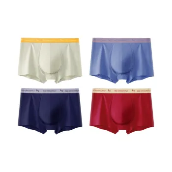RED DRAGONFLY Cotton Panties Men's 4 Pack Gift Box Set