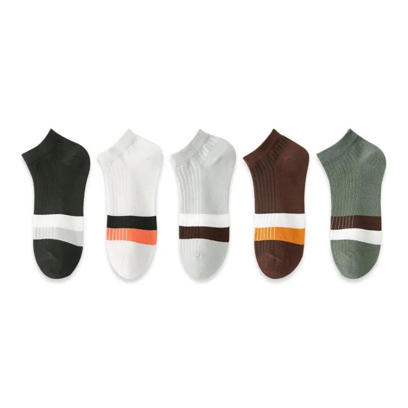 Miguel No-Show Socks Men's 5 Pack-12