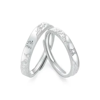 ROGA S999 Fine Silver Rings Unisex