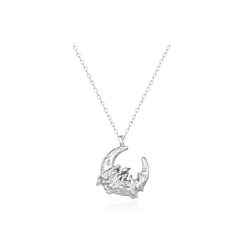 KLFOOK 999 Fine Silver Necklaces Women's