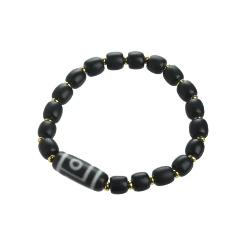JINLIUFUJIXIANG Reconstructed Cinnabar Agate Bracelets Unisex