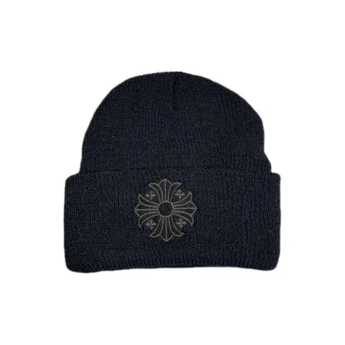 Chrome Hearts Wool Blend Beanies Unisex Black