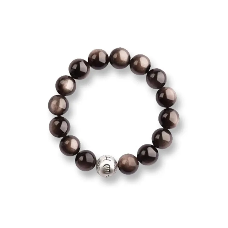Sima Is Ethereal Obsidian Bracelets Unisex-4