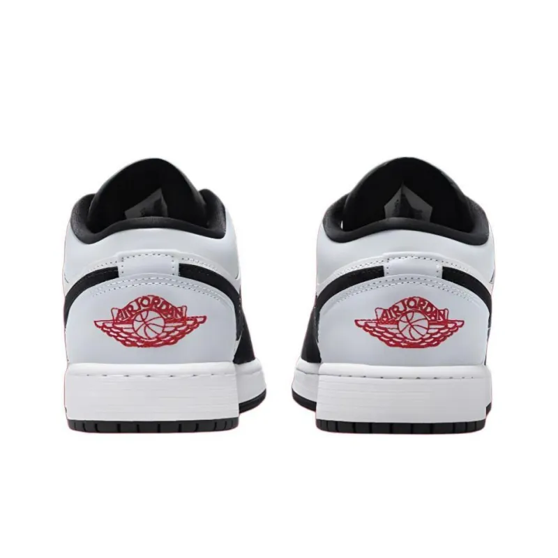 Jordan Air Jordan 1 Anti Slip Wear Resistant Low Top Children's Basketball Shoes Black White Unisex-3