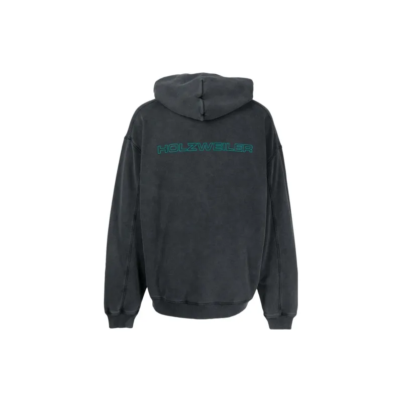 HOLZWEILER Logo-print Cotton Hoddie-1