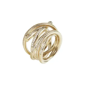 Ferragamo Gancini Crystal embellished Ring