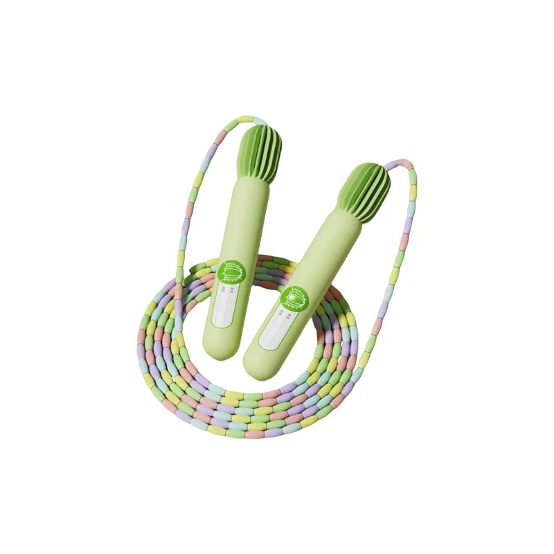 Shantou Forest Village Student Supply Non Countable Jump Ropes Students PVC Rope ABS Controller 2.2m Fairy Pink-6