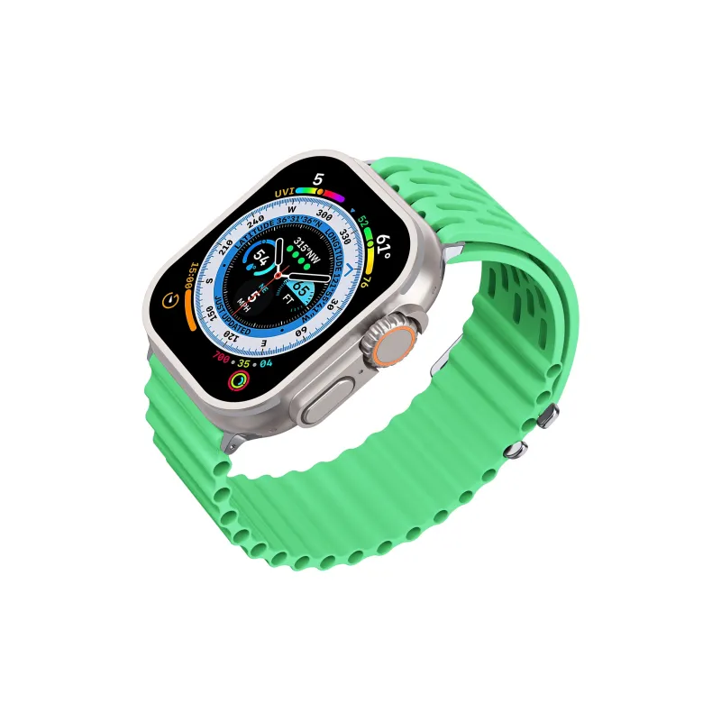 NCFCK Apple Compatibility Watch Band High Strength Silicone Material-2