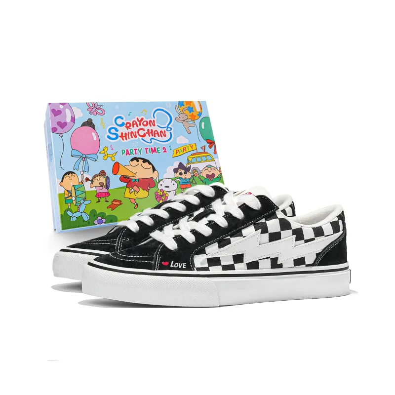 Crayon Shinchan Low Top Skateboard Shoes Unisex Gift Box Set-0