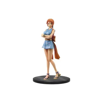 BANPRESTO Nami Eyeglass Factory Dxf One Piece Waiohō Kingdom Great Journey Lady Bonus Gift 16cm Scale Figures
