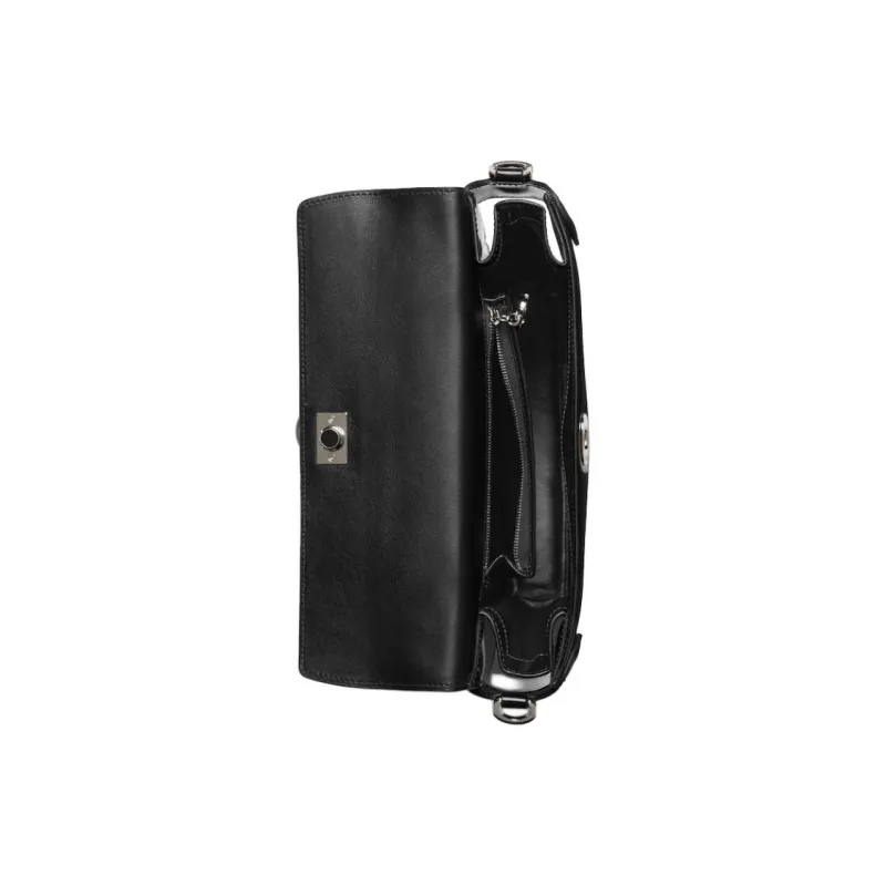 GUCCI Shiny Leather Crescent Bag Shoulder Bag Crossbody Bag Handbag Small Size Women's Black-6