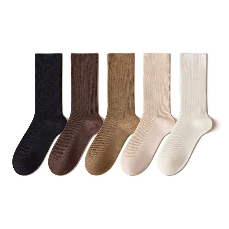 Temooues Mid Calf Socks Women's Combo Set-15