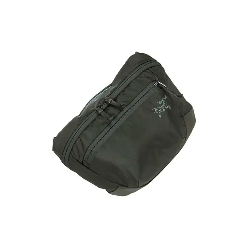 Arcteryx Nylon Sling Bag Fanny Pack Shoulder Bag Crossbody Bag Regular Unisex Dark Green-1