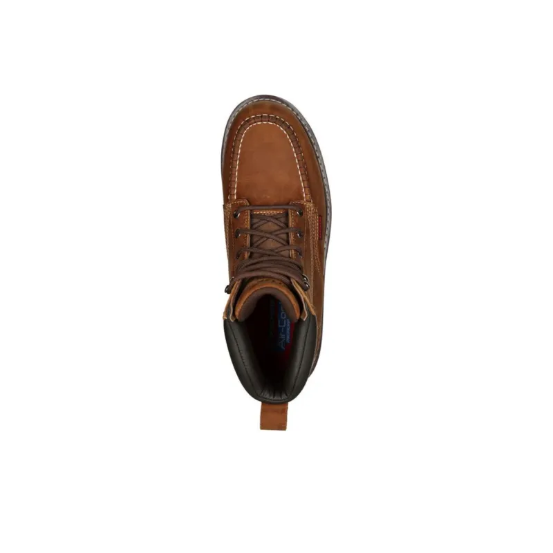Skechers Work Ankle Boots Men's Brown-2